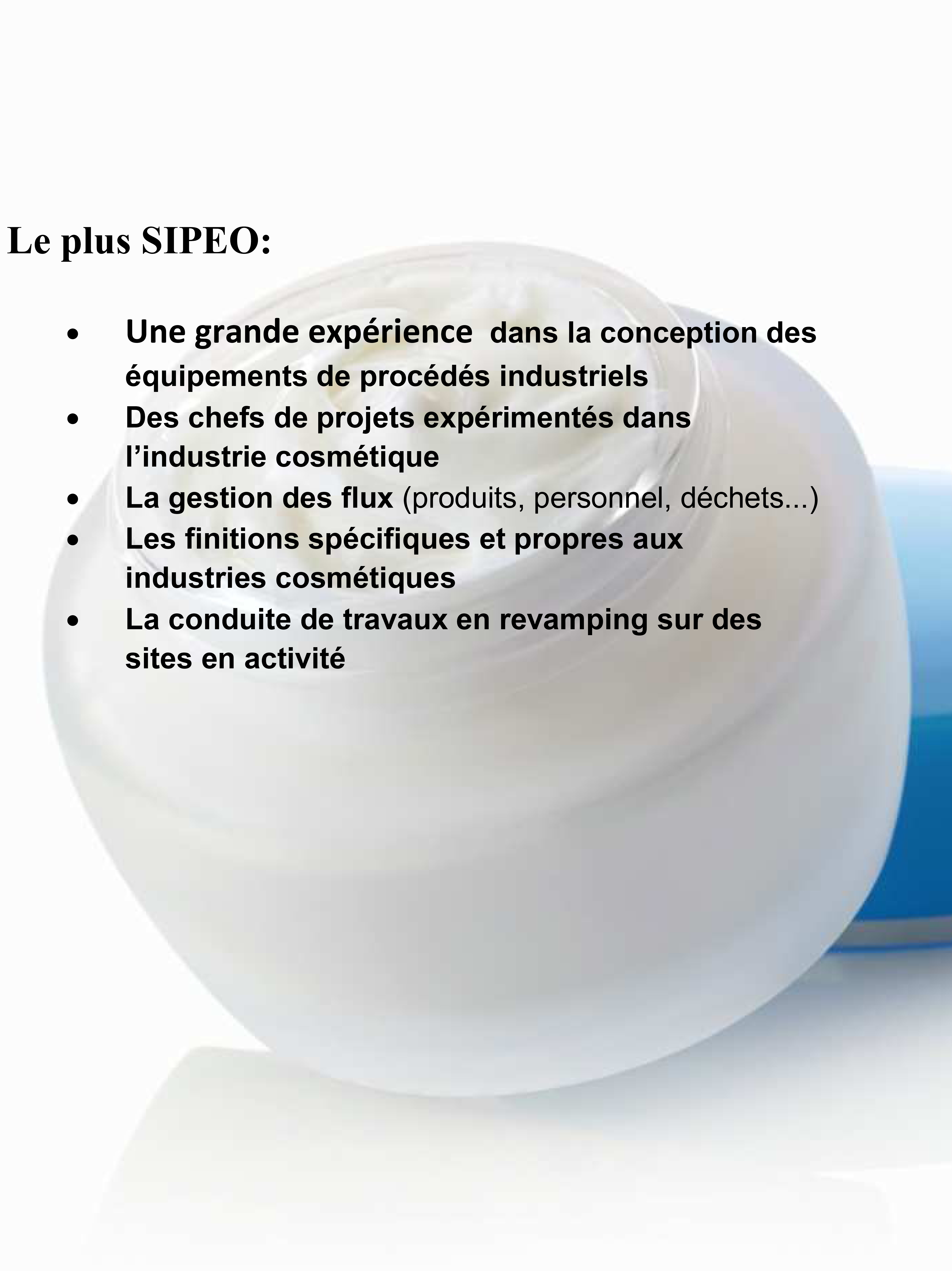 Extrait Le plus SIPEO en cosmétique